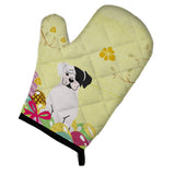 Caroline'S Treasures Easter Eggs White Boxer Cooper Oven Mitt, Multicolor, 12 X 8.5