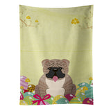 Caroline'S Treasures Easter Eggs English Bulldog Grey Brindle Kitchen Towel, Multicolor, 25 X 15