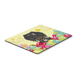 Caroline'S Treasures Easter Eggs Wire Haired Dachshund Dapple Mouse Pad, Hot Pad Or Trivet, Multicolor, 7.75X9.25 (Bb6128Mp)