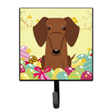 Caroline'S Treasures Easter Eggs Dachshund Red Brown Wall Hook, Small, Multicolor