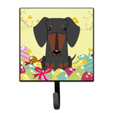 Caroline'S Treasures Easter Eggs Dachshund Black Tan Wall Hook, Small, Multicolor