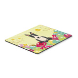 Caroline'S Treasures Easter Eggs Bull Terrier Black White Mouse Pad, Hot Pad Or Trivet, Multicolor, 7.75X9.25 (Bb6133Mp)