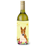 Caroline'S Treasures Bb6135Literk Easter Bull Terrier Red White Wine Bottle Beverage Insulator Hugger, 750Ml, Multicolor
