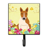 Caroline'S Treasures Easter Eggs Bull Terrier Red White Wall Hook, Small, Multicolor