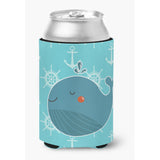 Caroline'S Treasures Blue Whale Can Or Bottle Hugger, Can Hugger, Multicolor