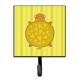 Caroline'S Treasures Turtle With Glasses Wall Hook, Small, Multicolor