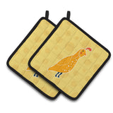 Caroline'S Treasures Bb6739Pthd Partridge In Polkadots Pair Of Pot Holders, 7.5 X 7.5, Multicolor