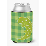 Caroline'S Treasures Lizard On Plaid Can Or Bottle Hugger, Can Hugger, Multicolor