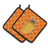 Caroline'S Treasures Bb6772Pthd Beetle Pair Of Pot Holders, 7.5 X 7.5, Multicolor