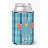 Caroline'S Treasures Blue Chicken Can Or Bottle Hugger, Can Hugger, Multicolor