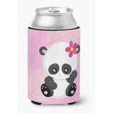 Caroline'S Treasures Hey Ya'Ll Panda Can Or Bottle Hugger, Can Hugger, Multicolor