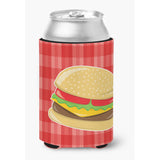 Caroline'S Treasures Hamburger Plaid Can Or Bottle Hugger, Can Hugger, Multicolor