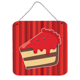 Caroline'S Treasures Christmas Cake Metal Print, 6 X 6, Multicolor