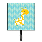 Caroline'S Treasures Boy Giraffe Wall Hook, Small, Multicolor
