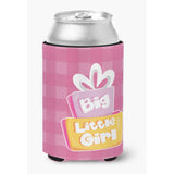 Caroline'S Treasures Big Little Girl Can Or Bottle Hugger, Can Hugger, Multicolor