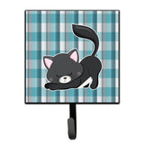Caroline'S Treasures Little Black Cat Kitten Wall Hook, Small, Multicolor