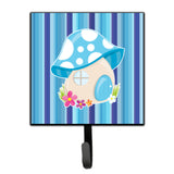 Caroline'S Treasures Fairy House Blue Stripes Wall Hook, Small, Multicolor
