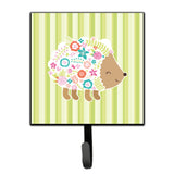 Caroline'S Treasures Flowered Hedgehog Wall Hook, Small, Multicolor