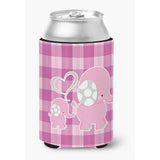 Caroline'S Treasures Elephant & Baby Can Or Bottle Hugger, Can Hugger, Multicolor