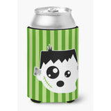 Caroline'S Treasures Halloween Ghost Frankenstein Can Or Bottle Hugger, Can Hugger, Multicolor