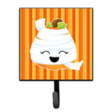 Caroline'S Treasures Halloween Pumpkin Mummy Wall Hook, Small, Multicolor