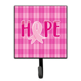 Caroline'S Treasures Breast Cancer Awareness Ribbon Hope Wall Hook, Small, Multicolor