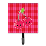 Caroline'S Treasures Cherry Faces Wall Hook, Small, Multicolor