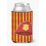 Caroline'S Treasures Fireman'S Hat Can Or Bottle Hugger, Can Hugger, Multicolor