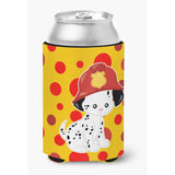 Caroline'S Treasures Fireman Dalmatian Puppy Can Or Bottle Hugger, Can Hugger, Multicolor