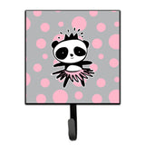 Caroline'S Treasures Panda Bear Ballerina Wall Hook, Small, Multicolor