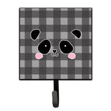 Caroline'S Treasures Panda Bear Face Wall Hook, Small, Multicolor
