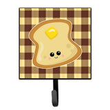 Caroline'S Treasures Buttered Toast Face Wall Hook, Small, Multicolor