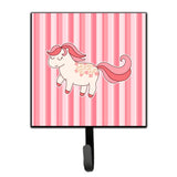 Caroline'S Treasures Little Pink Pony Wall Hook, Small, Multicolor