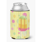 Caroline'S Treasures Ice Pop Popcicle Polkadots Can Or Bottle Hugger, Can Hugger, Multicolor