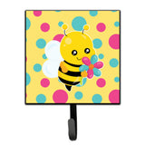 Caroline'S Treasures Bee With Flower Wall Hook, Small, Multicolor