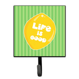 Caroline'S Treasures Lemon Life Is Good Wall Hook, Small, Multicolor