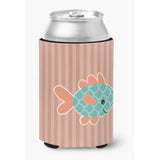 Caroline'S Treasures Fish Can Or Bottle Hugger, Can Hugger, Multicolor