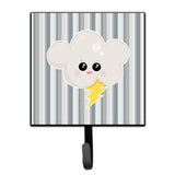 Caroline'S Treasures Weather Thuderstorm Face Wall Hook, Small, Multicolor