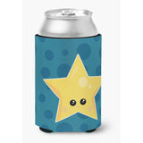 Caroline'S Treasures Weather Night Star Face Can Or Bottle Hugger, Can Hugger, Multicolor