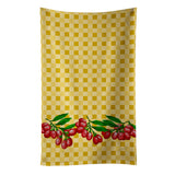 Caroline'S Treasures Gojis On Basketweave Decorated Dish Towel, 25Hx15W, Multicolor
