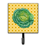 Caroline'S Treasures Cabbage On Basketweave Wall Hook, Small, Multicolor