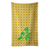 Caroline'S Treasures Celery On Basketweave Decorated Dish Towel, 25Hx15W, Multicolor