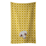 Caroline'S Treasures Champignon Mushroom On Basketweave Decorated Dish Towel, 25Hx15W, Multicolor