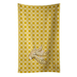 Caroline'S Treasures Galangal On Basketweave Decorated Dish Towel, 25Hx15W, Multicolor