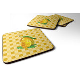 Caroline'S Treasures Mangos Ready On Basketweave Decorative Coasters, 3.5, Multicolor