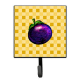 Caroline'S Treasures Mangosteen On Basketweave Wall Hook, Small, Multicolor