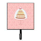 Caroline'S Treasures Decorative Cake 3 Tier Pink Wall Hook, Small, Multicolor