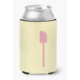 Caroline'S Treasures Spatula On Yellow Decorative Can Hugger, Multicolor