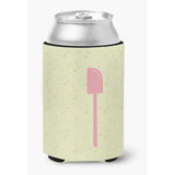 Caroline'S Treasures Spatula On Green Decorative Can Hugger, Multicolor