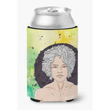 Caroline'S Treasures Aquarius Zodiac Sign Decorative Can Hugger, Multicolor